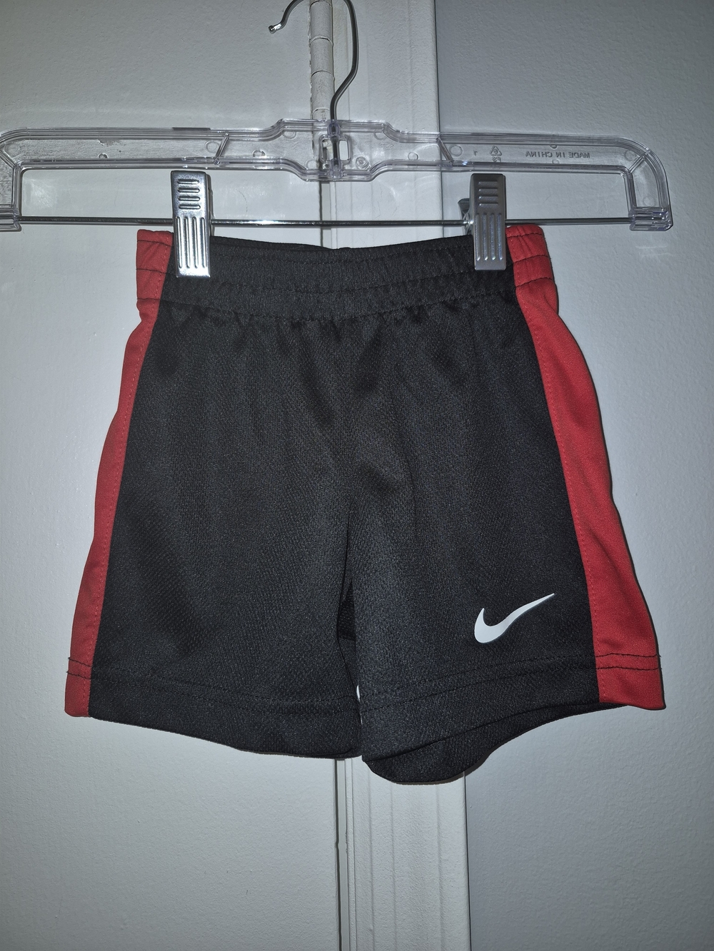 Nike Kids Black & Red Athletic Shorts Size 2T